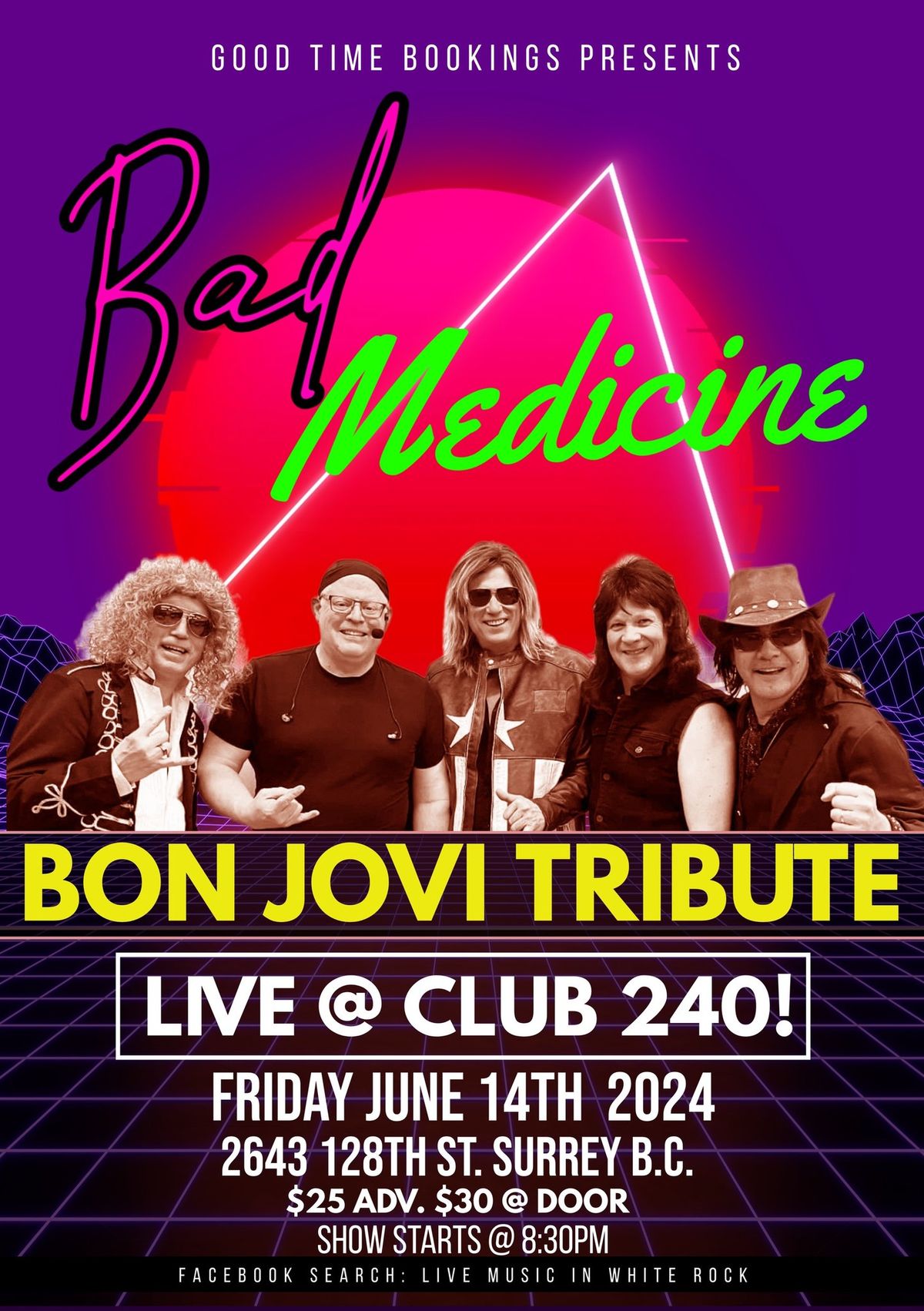 BON JOVI TRIBUTE LIVE! @ CLUB 240!