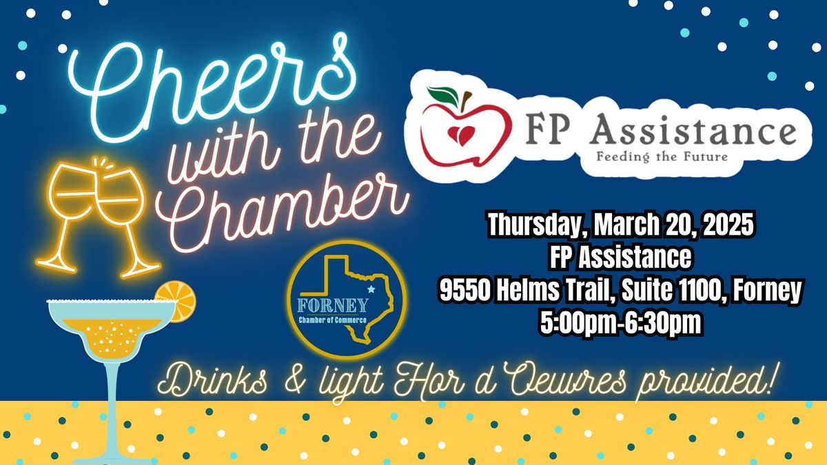 Cheers with the Chamber-March 2025