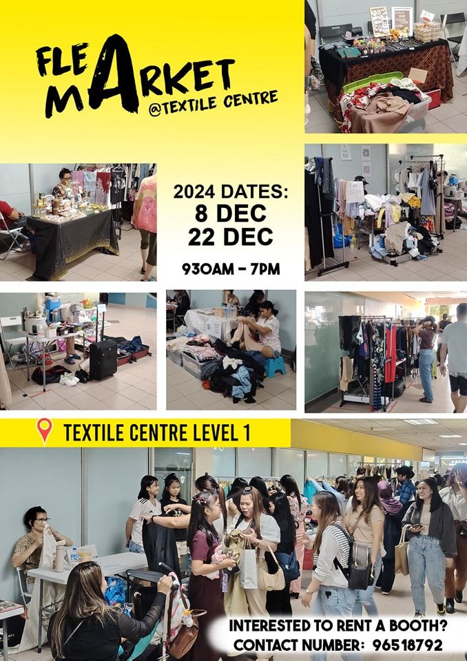 Sunday Flea Market @ Textile Centre for December