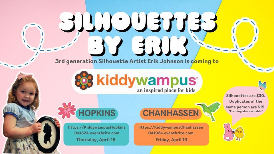 Silhouettes by Erik Johnson kiddywampus (Hopkins), 17 April to 18 April