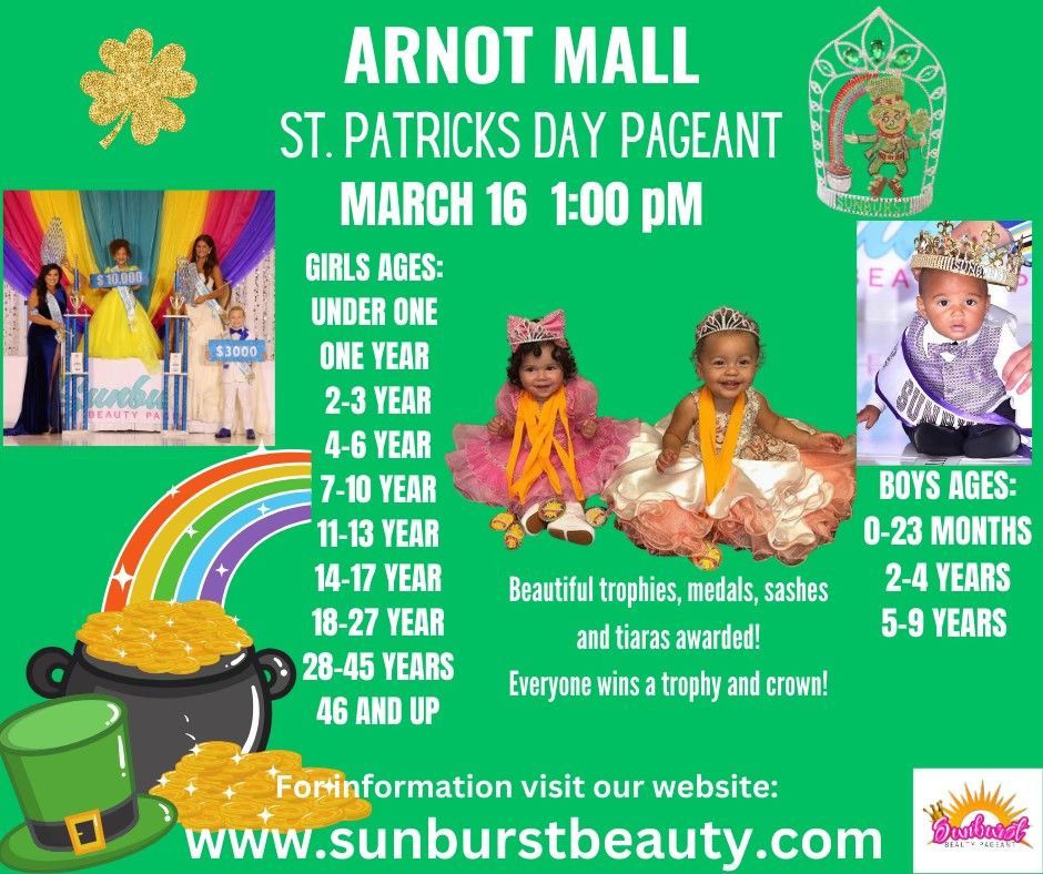 Horseheads, NY St. Patricks Day Pageant in Arnot Mall