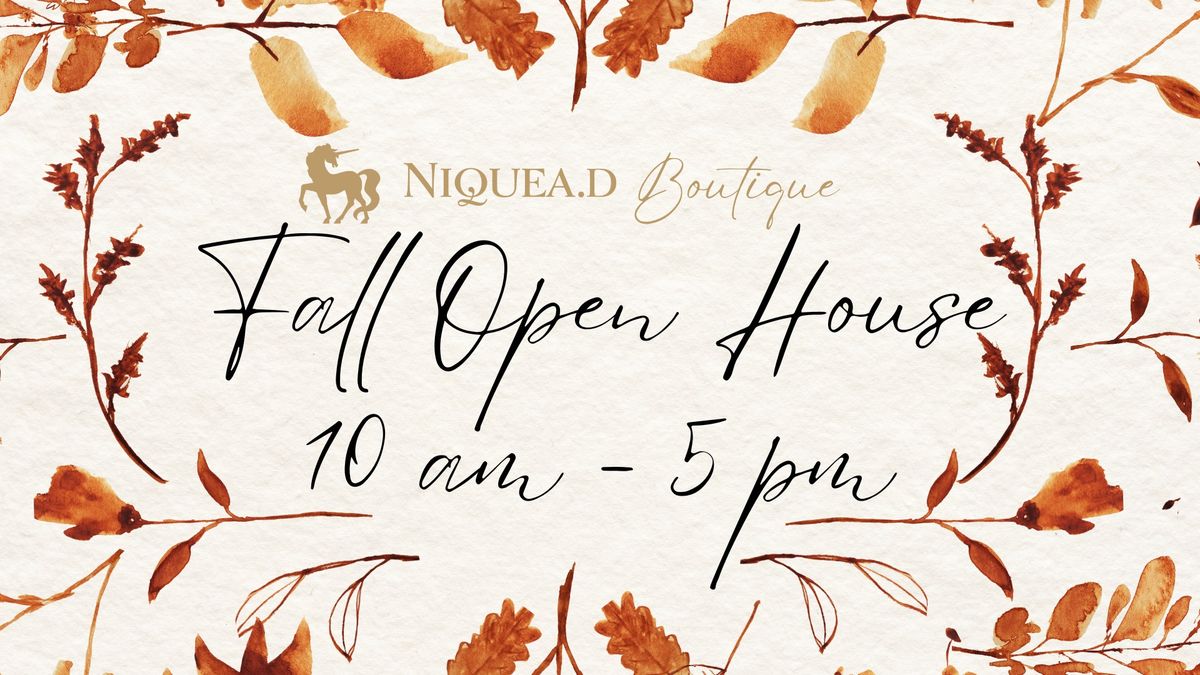 Fall Extravaganza NIQUEA.D Boutique