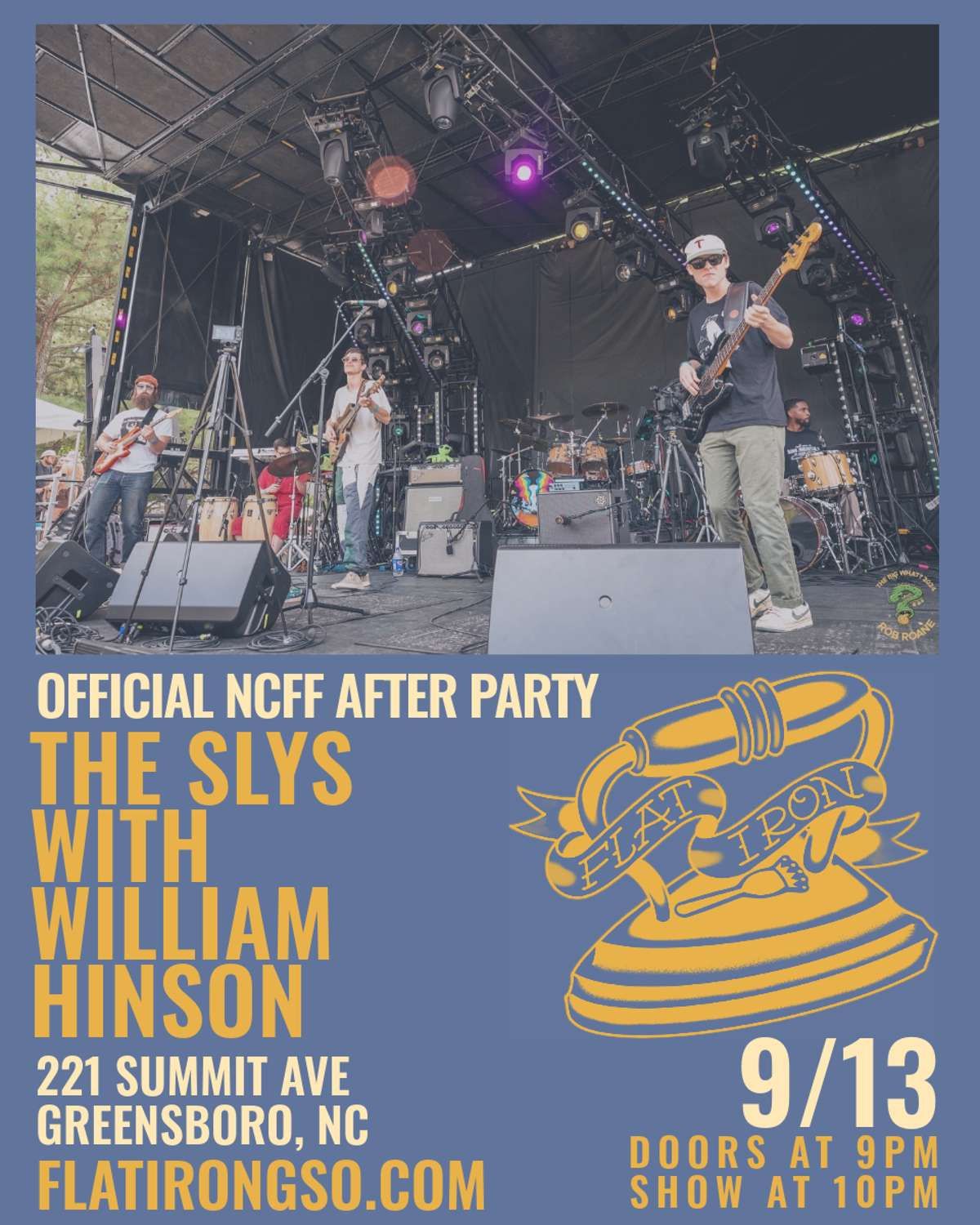 Official NCFF After Party - The Slys with WIlliam Hinson at Flat Iron