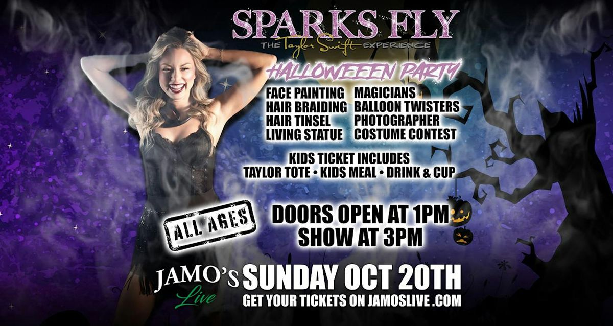 Halloween Party with Sparks Fly: The Taylor Swift Experience at Jamo's Live