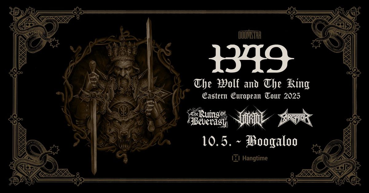 Kultni black metalci 1349 premijerno u Hrvatskoj! Gosti: The Ruins of Beverast, Vitriol i Sarcator!