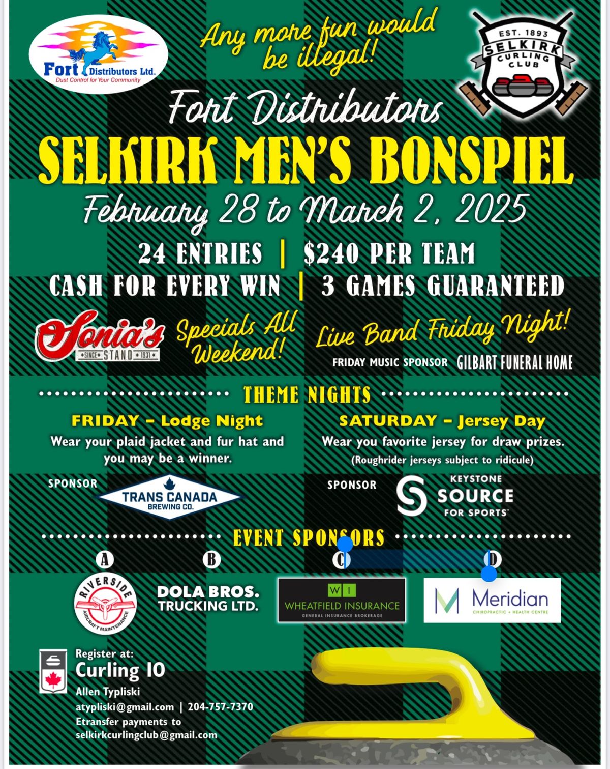 Annual Selkirk Men\u2019s Bonspiel