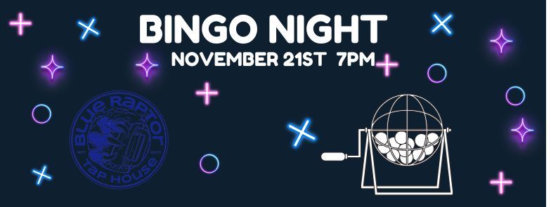 BINGO 3rd Thursday!