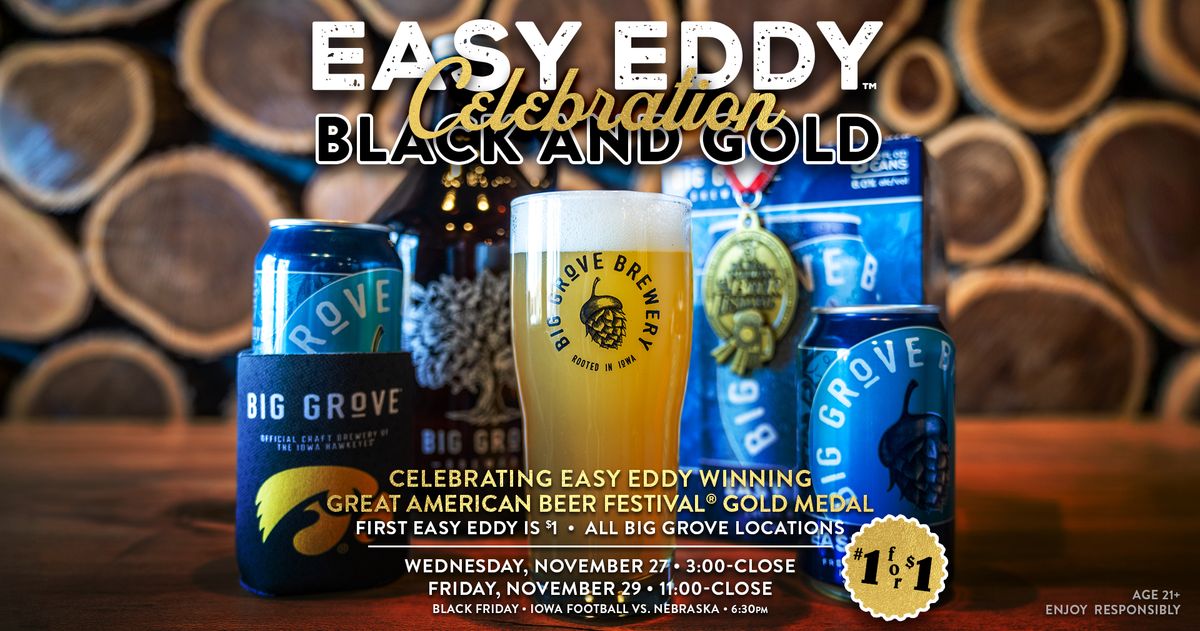 Easy Eddy \ud83e\udd47 #1 for $1 \u2022 Black and Gold Celebration