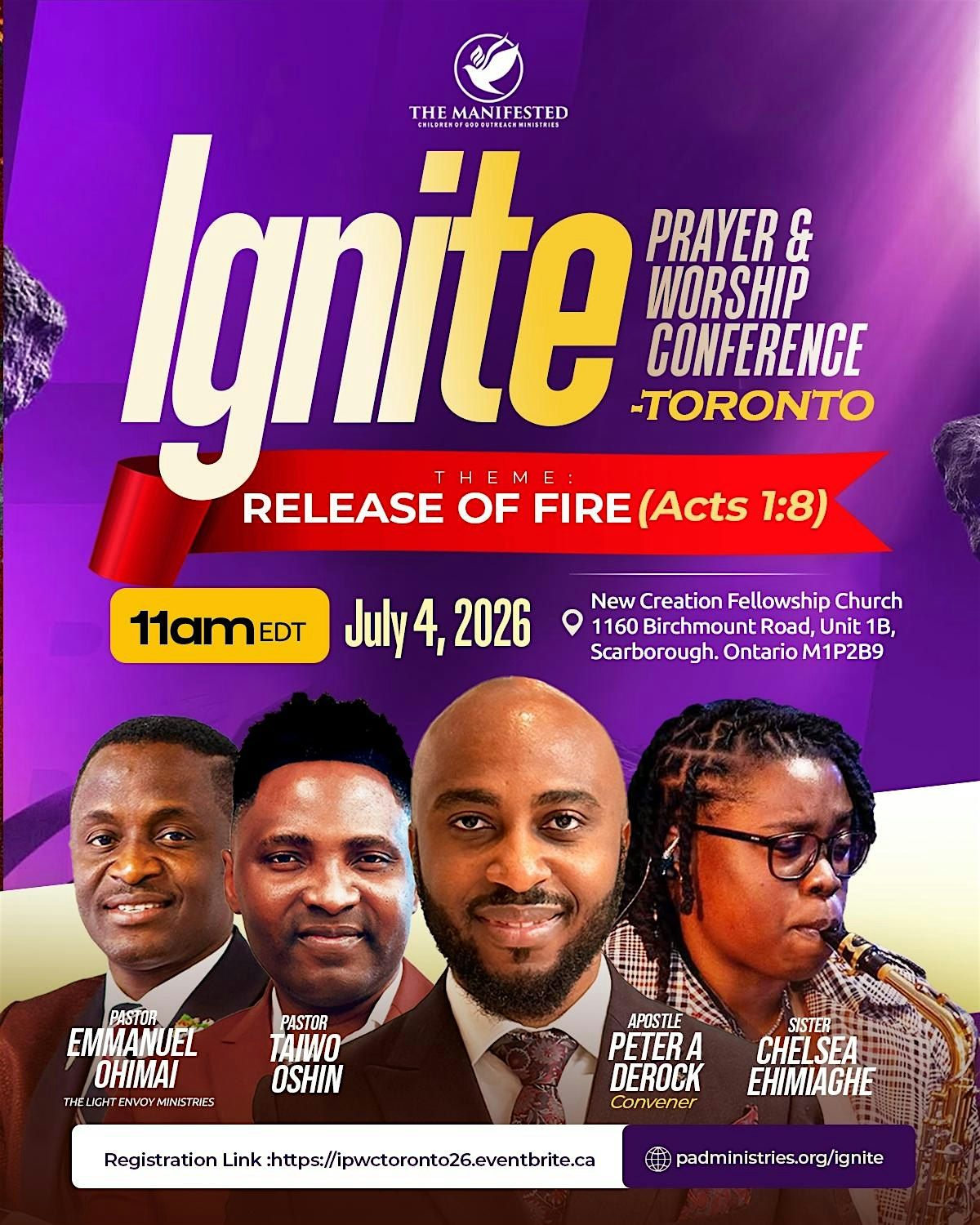 Ignite Prayer and Worship Conference 2026 - Toronto