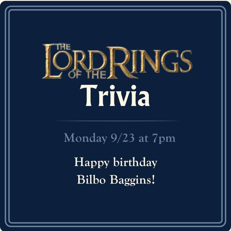 Lord of the Rings Trivia