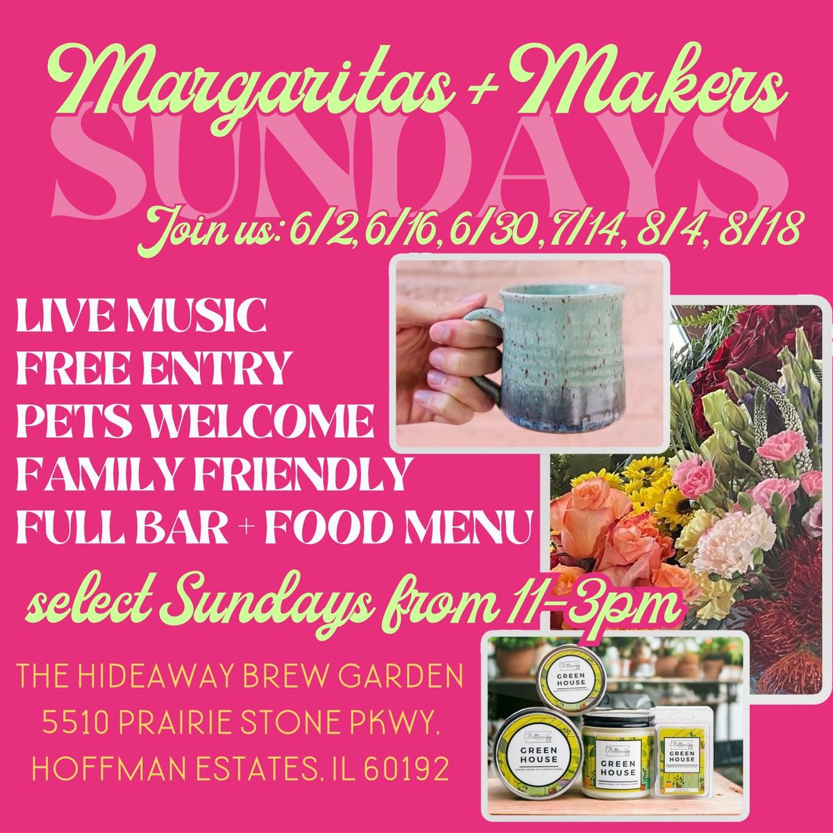 Margaritas & Makers featuring Cheap Foreign Cars Live