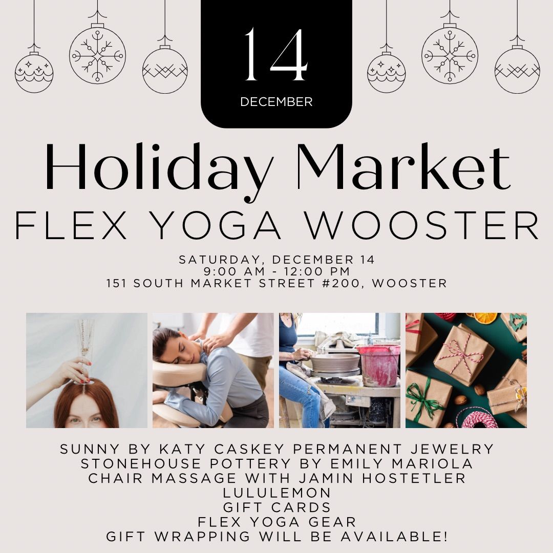 Flex Yoga Wooster Holiday Market