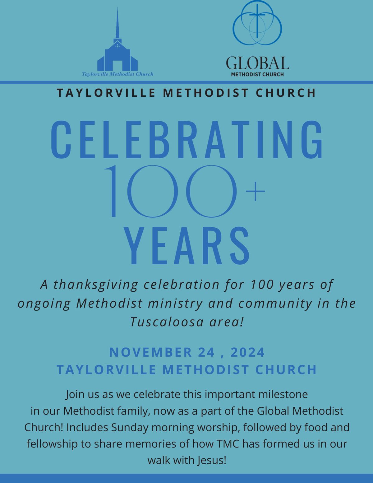 Taylorville Methodist Celebrates 100+ Years!