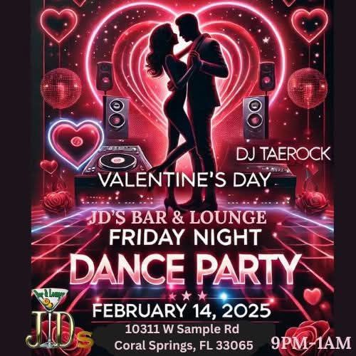 Valentine\u2019s Dance Party w\/ DJ Taerock 