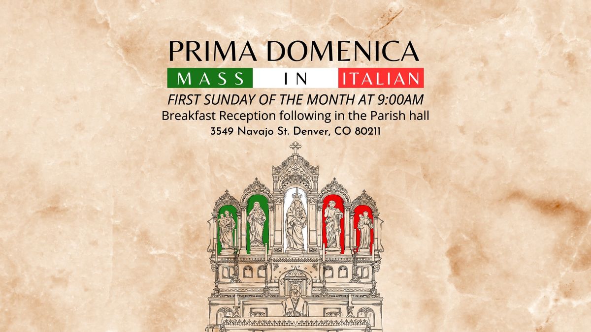 La Prima Domenica: Mass in Italian