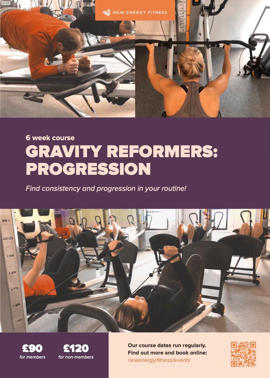Gravity Reformer: Progression (6 week course)