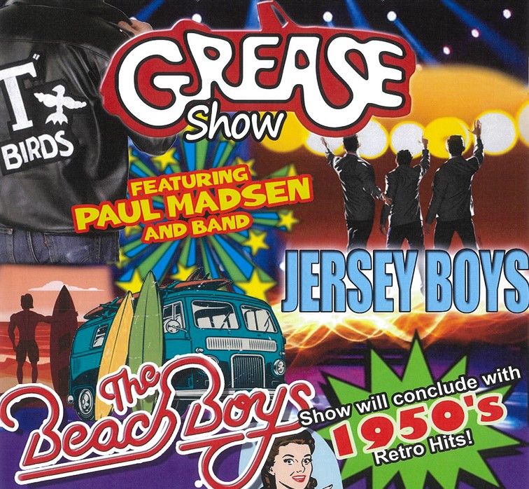 Grease \/ Beach Boys \/ Jersey Boys Tribute Show         