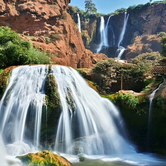 From Marrakech: Day trip to Ouzoud waterfalls and boat tour