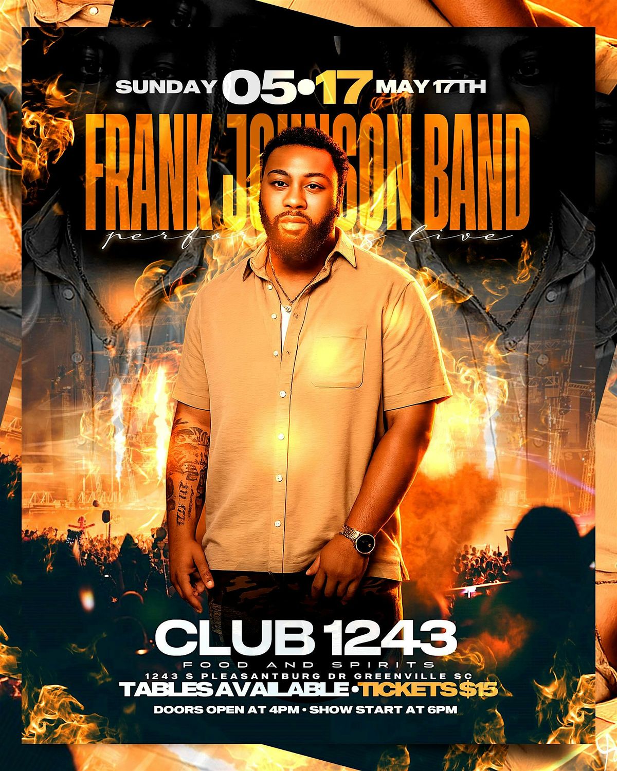 FRANK JOHNSON LIVE