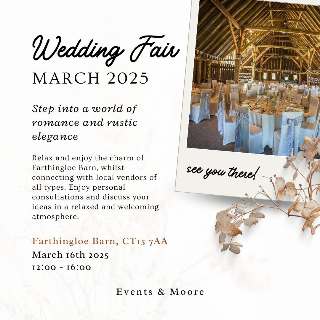 Wedding Fair at Farthingloe Barn