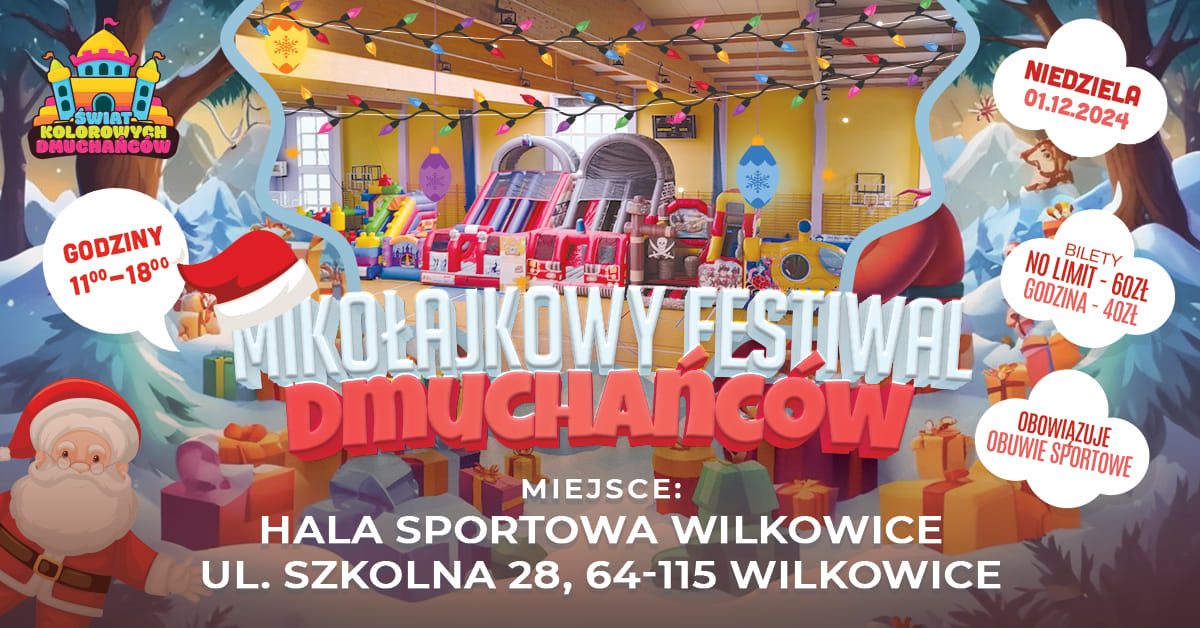 MIKO\u0141AJKOWY FESTIWAL DMUCHANC\u00d3W W WILKOWICACH. KONKURS W ZAK\u0141ADCE DYSKUSJA.