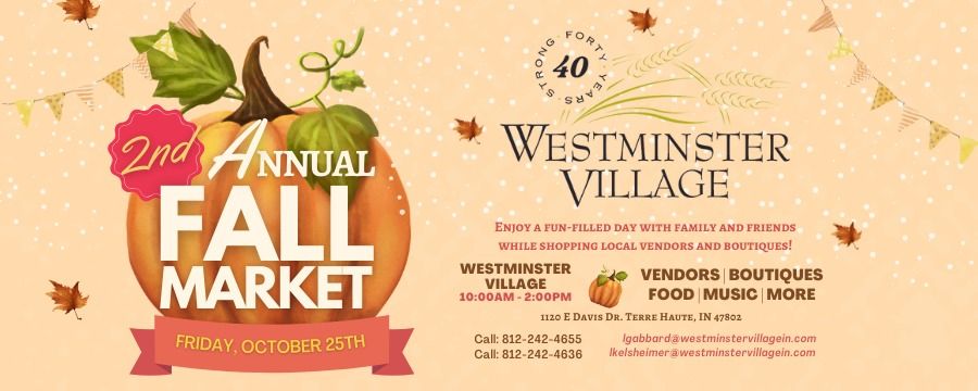 Westminster Village 2nd Annual Fall Market