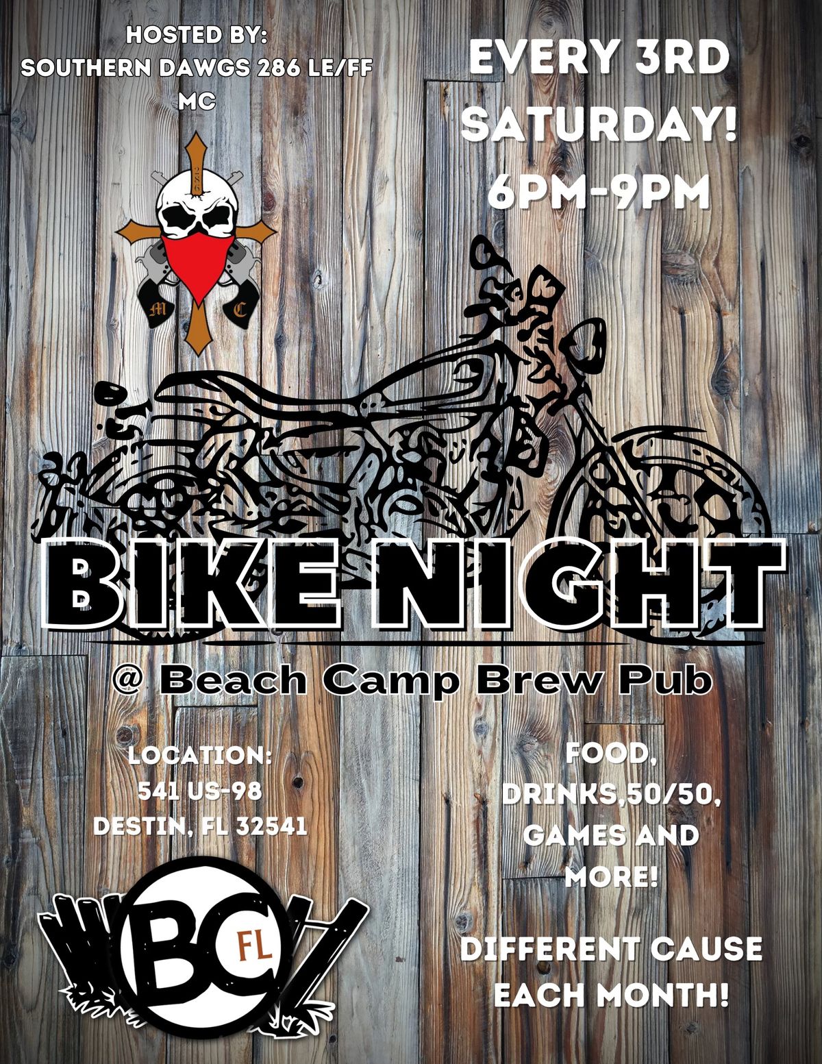 Bike night at Beach Camp 