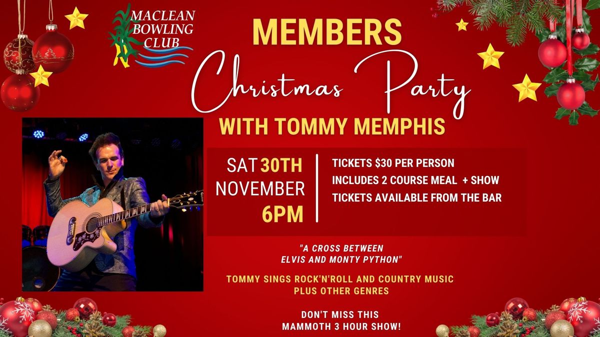 Members Christmas Dinner & Show