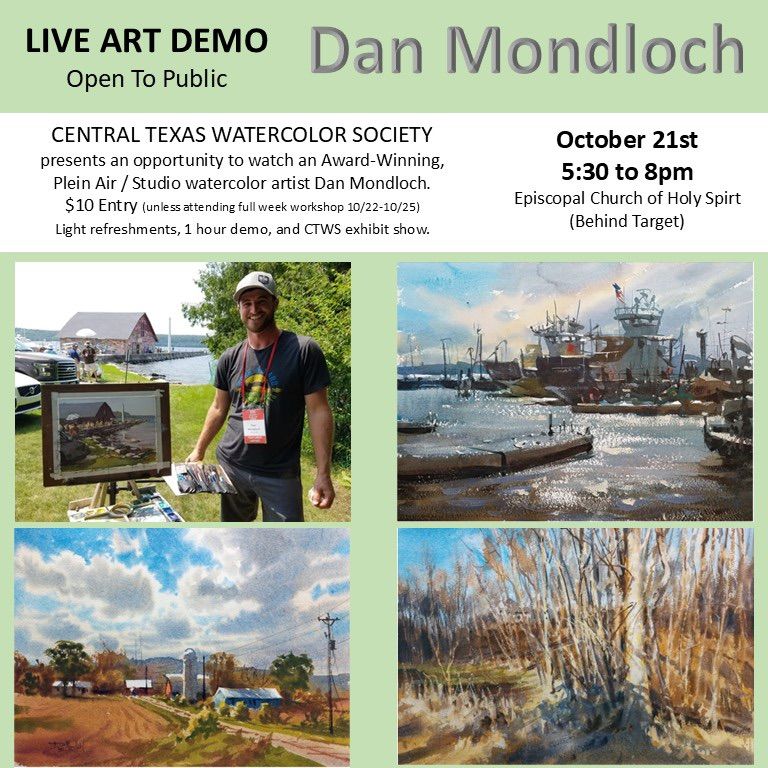 Award-Winning Watercolor Artist Dan Mondloch's Demo