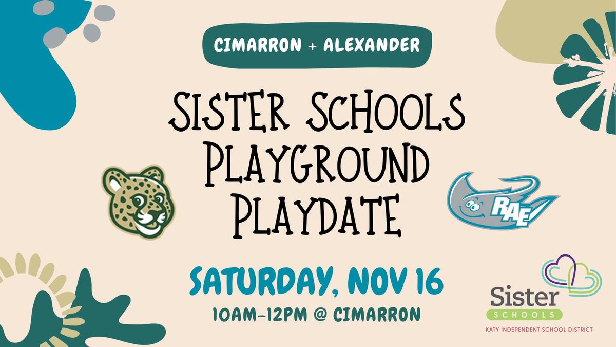 Sister Schools Playground Playdate (Alexander & Cimarron)