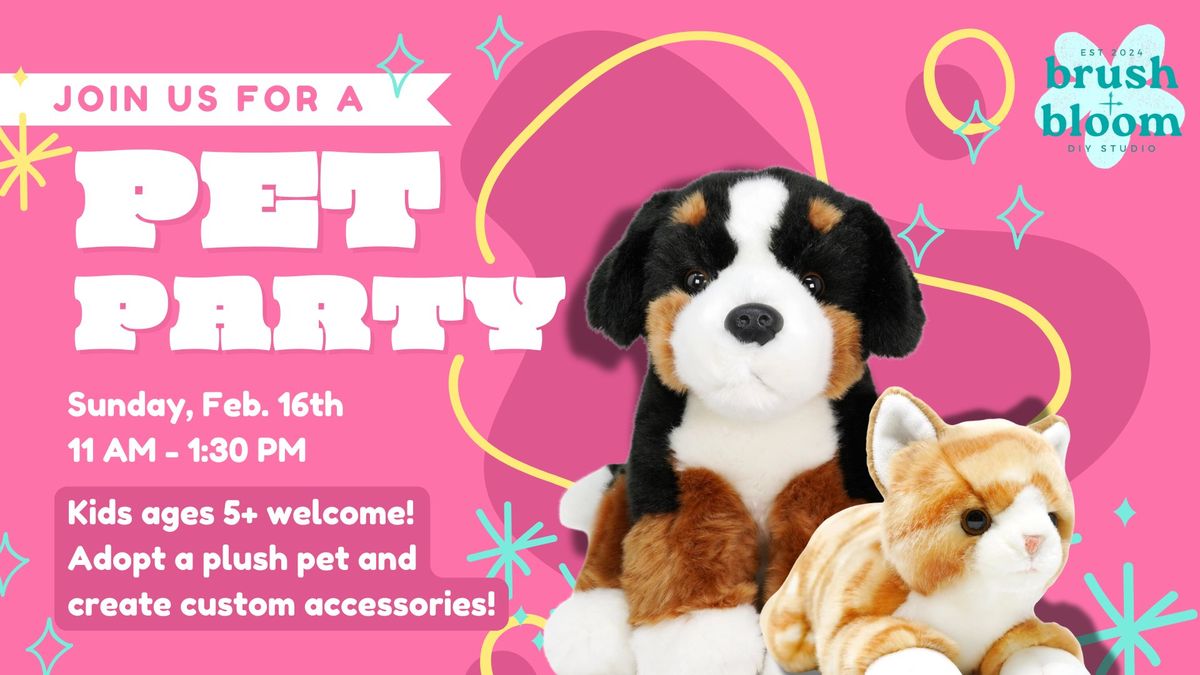 2\/16 Kids Crafternoon: Pet Party