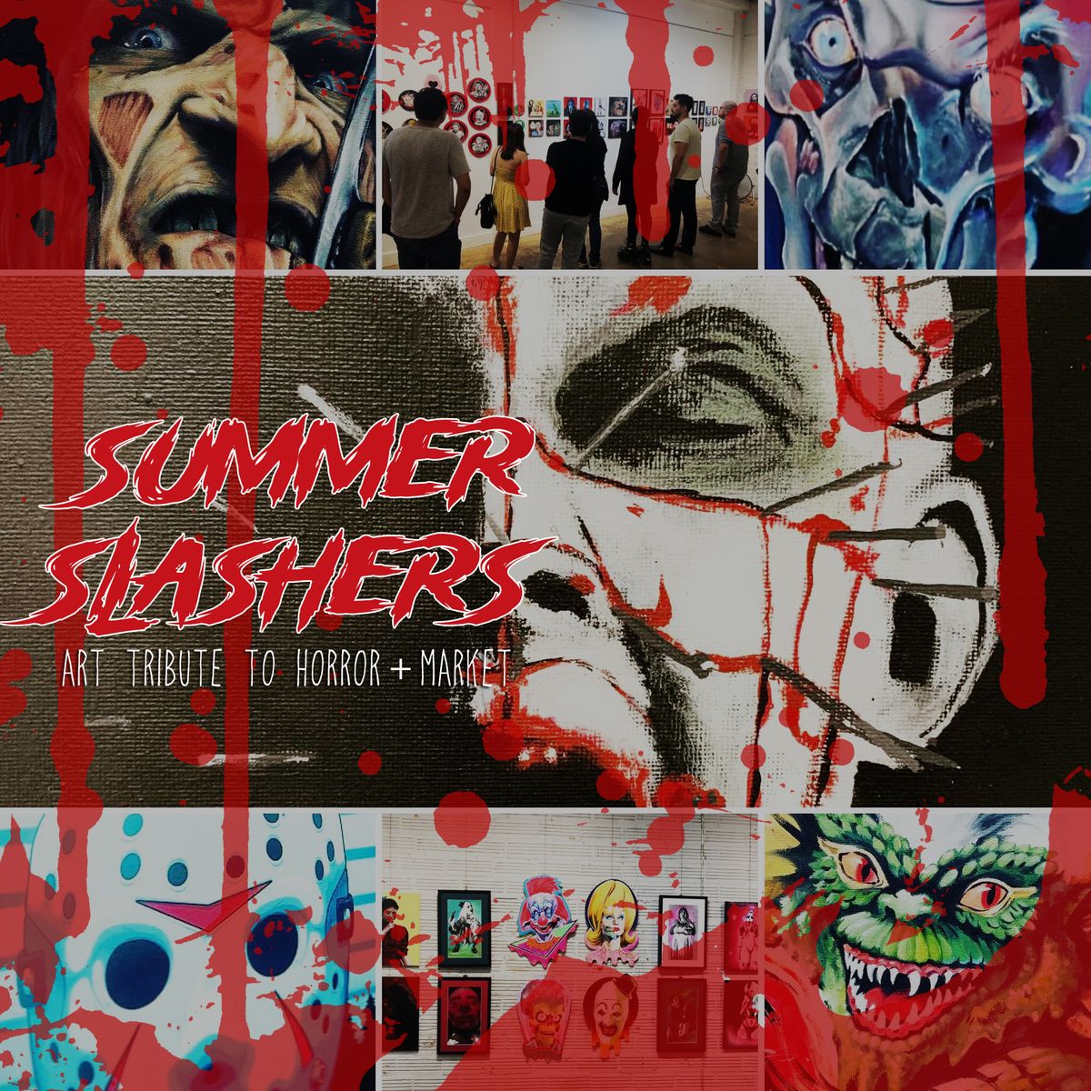 Summer Slashers! Horror Art Show + Night Market!