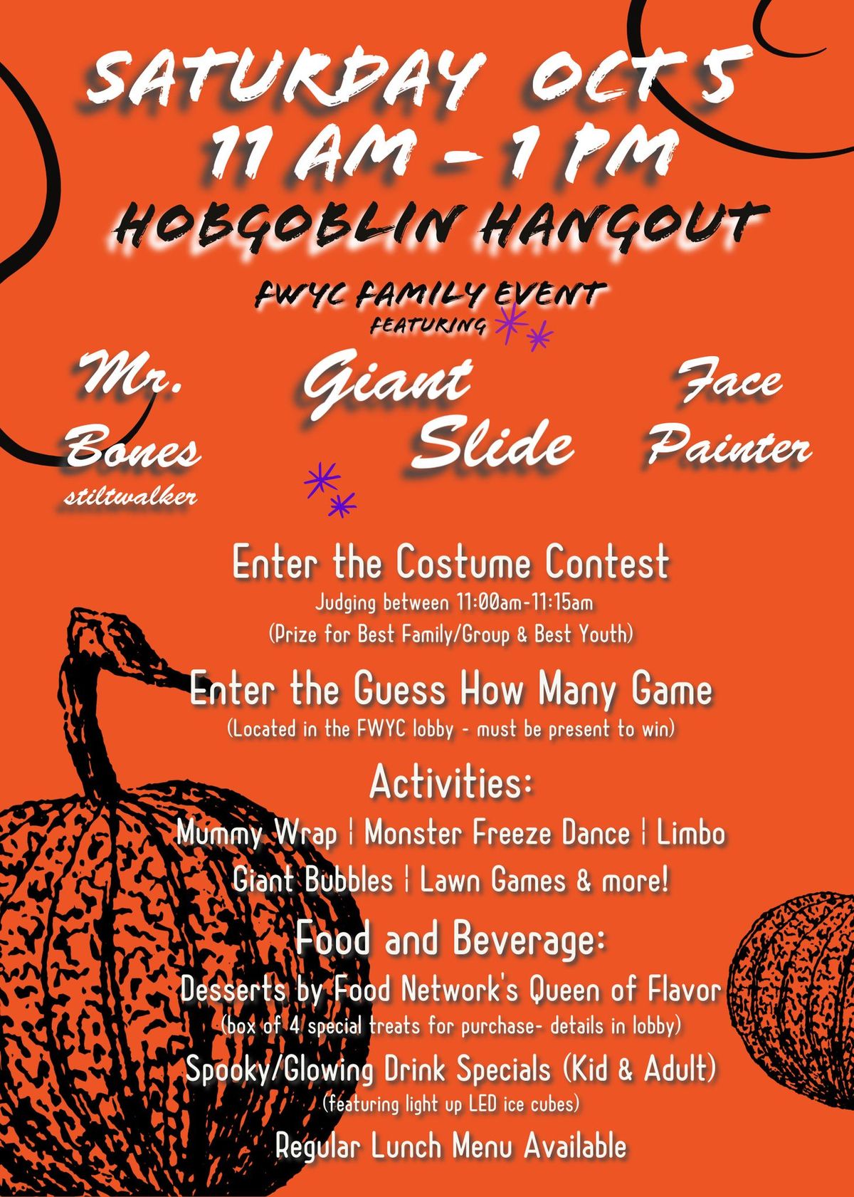 HOBGOBLIN HANGOUT - FWYC Family Event