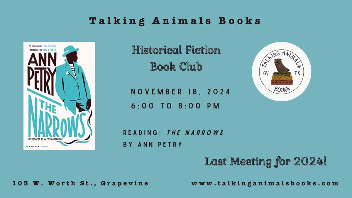 Historical Fiction Book Club