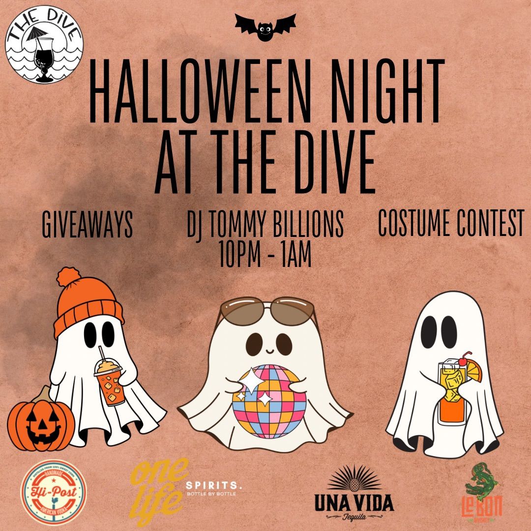 Halloween Haunted Beach Bash and costume contest at The Dive - Beach Bar 