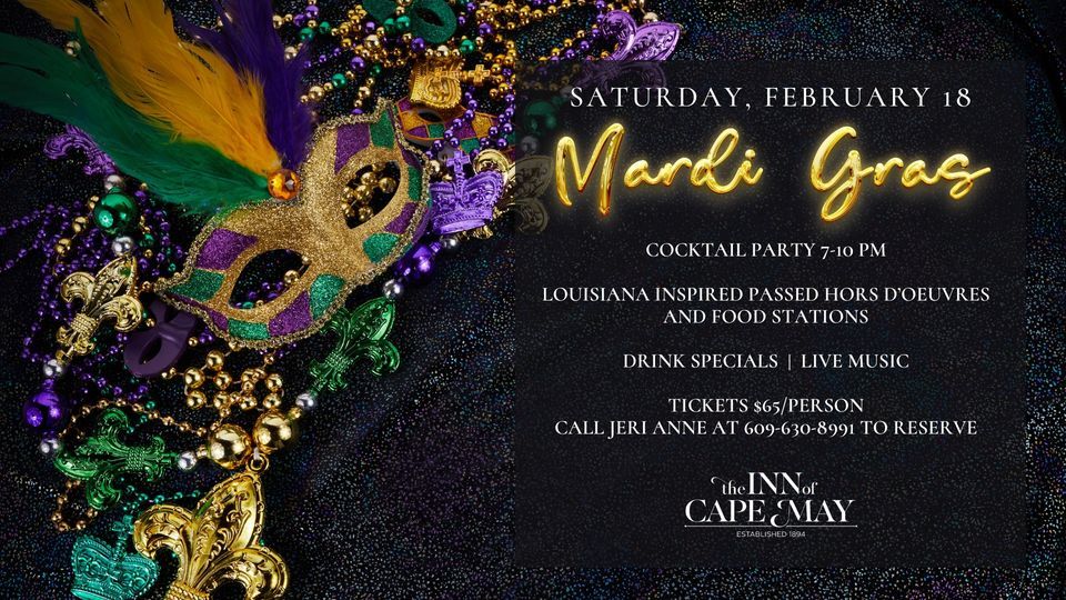 Mardi Gras at The Inn of Cape May