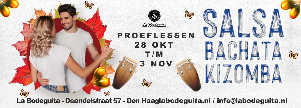 La Bodeguita Dans Proeflessen van maandag 28 oktober t\/m 3 November 2024 in Den Haag