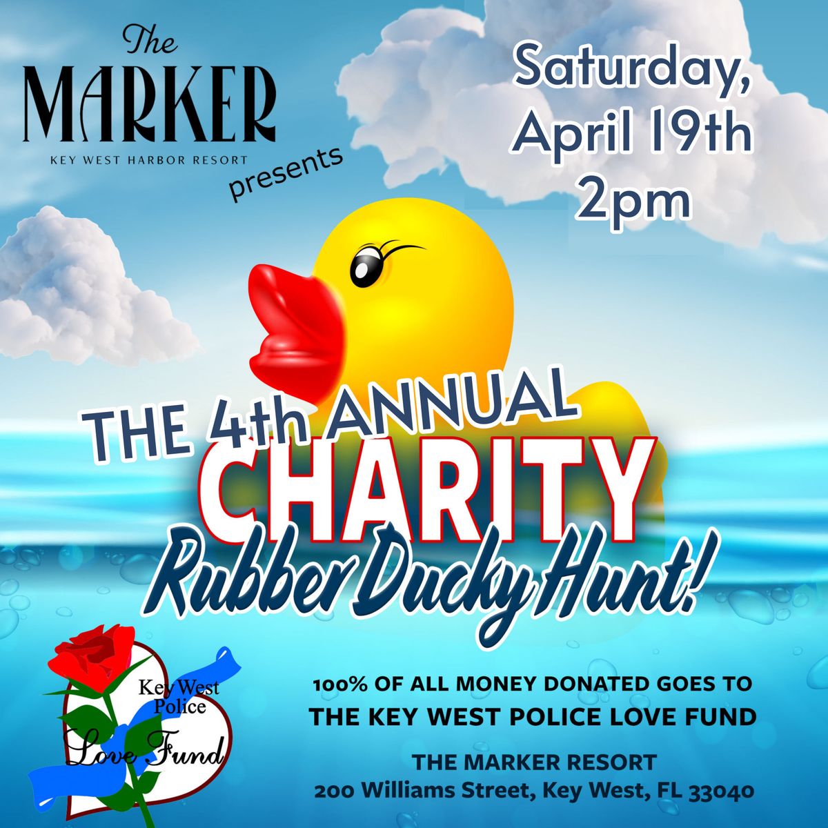 4th Annual Rubber Ducky Hunt to benefit KW Police Love Fund