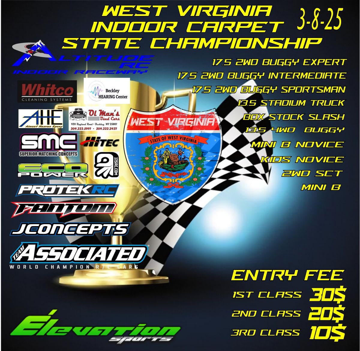 West Virginia Indoor off-road carpet State Championship