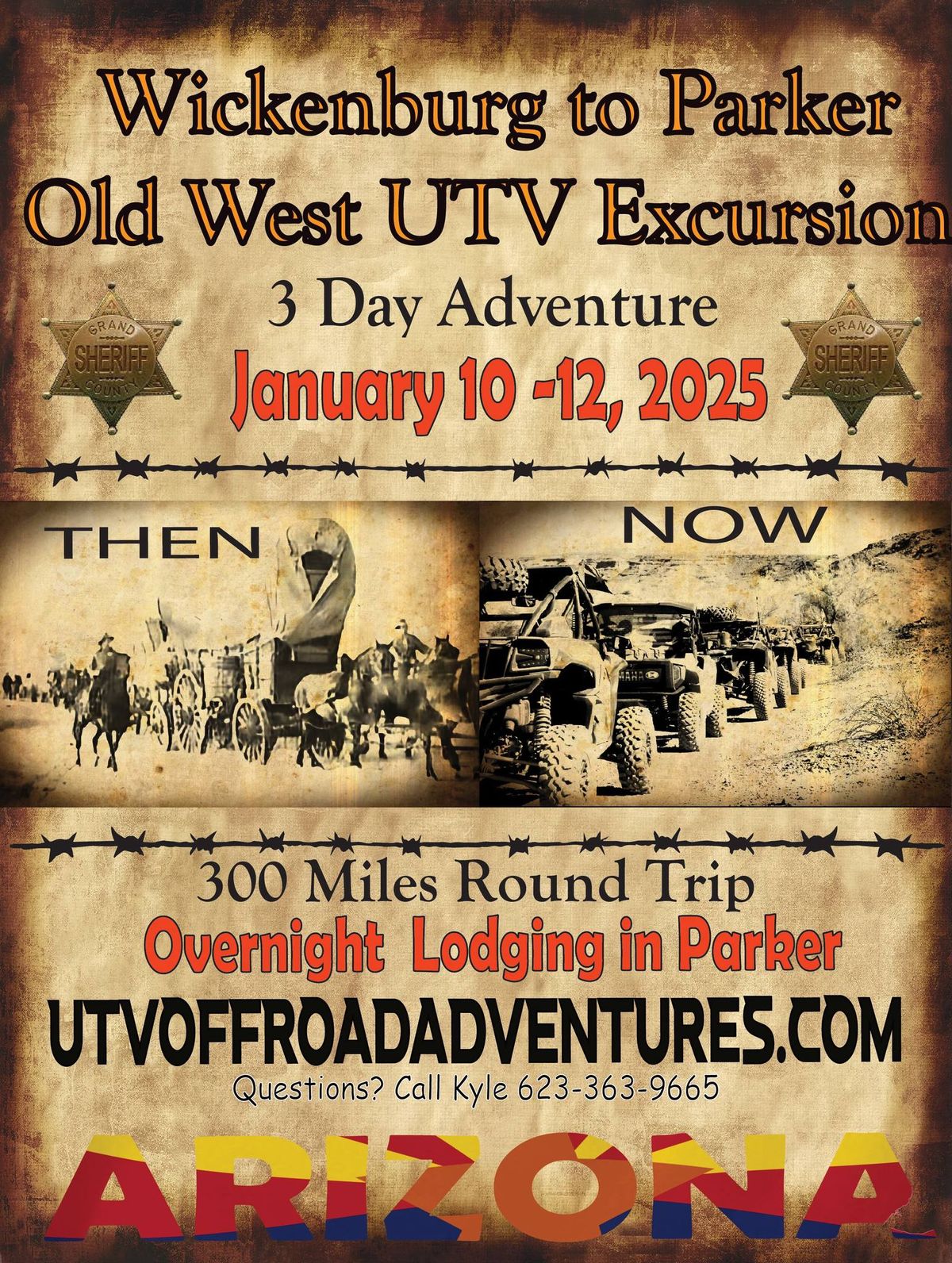 Wickenburg to Parker Old West UTV Excursion