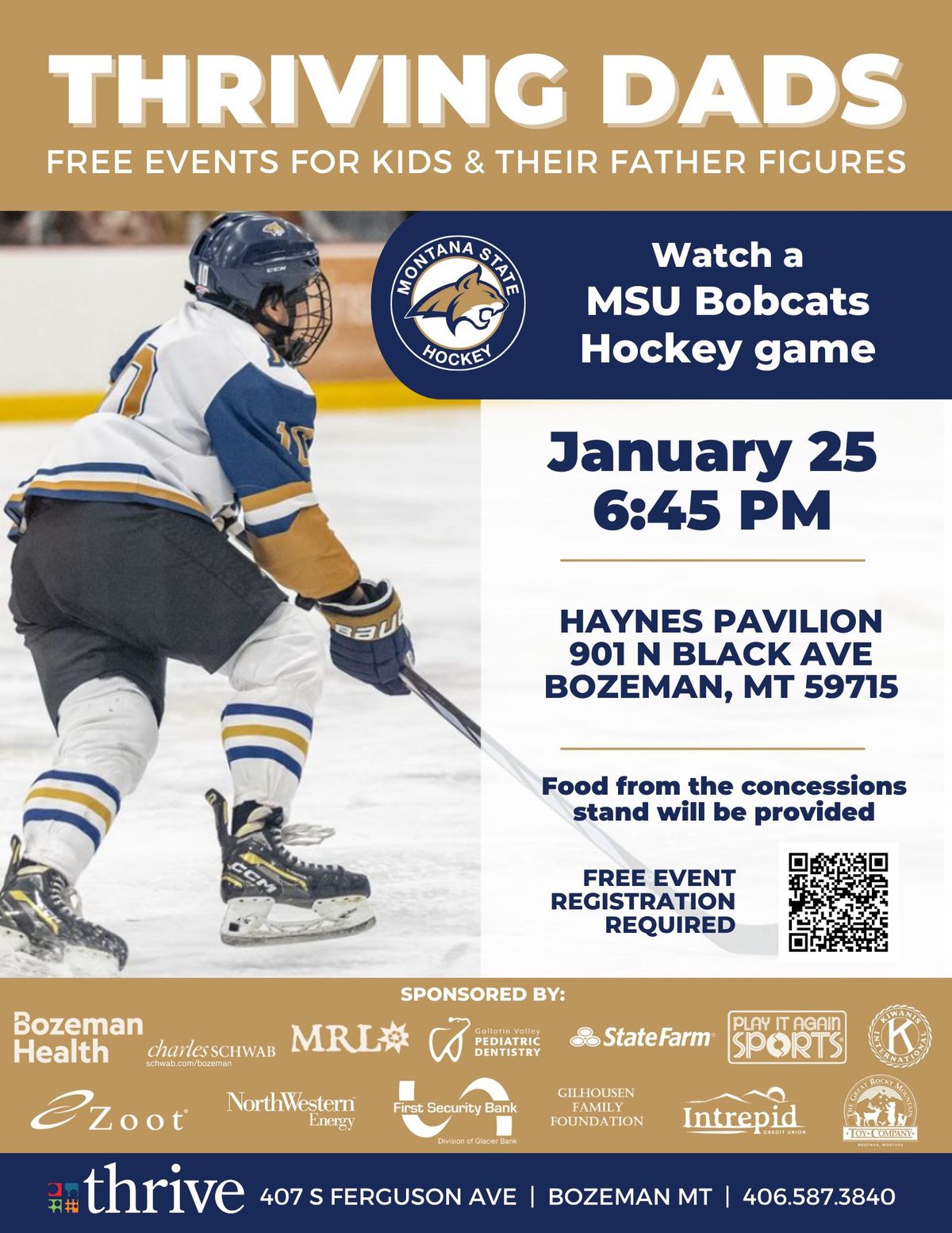 Thriving Dads - MSU Bobcats Hockey Game