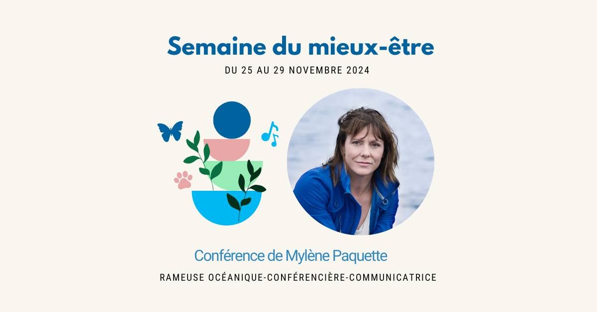 Conf\u00e9rence : Un coup de rame \u00e0 la fois