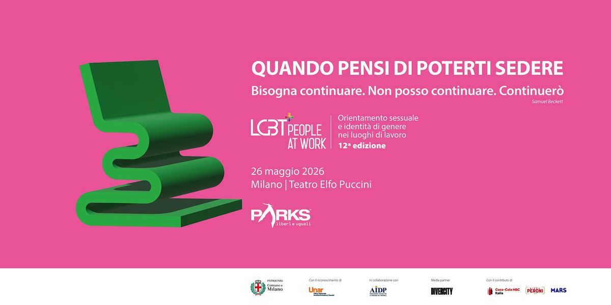 Quando pensi di poterti sedere - LGBT+ People at Work Business Forum