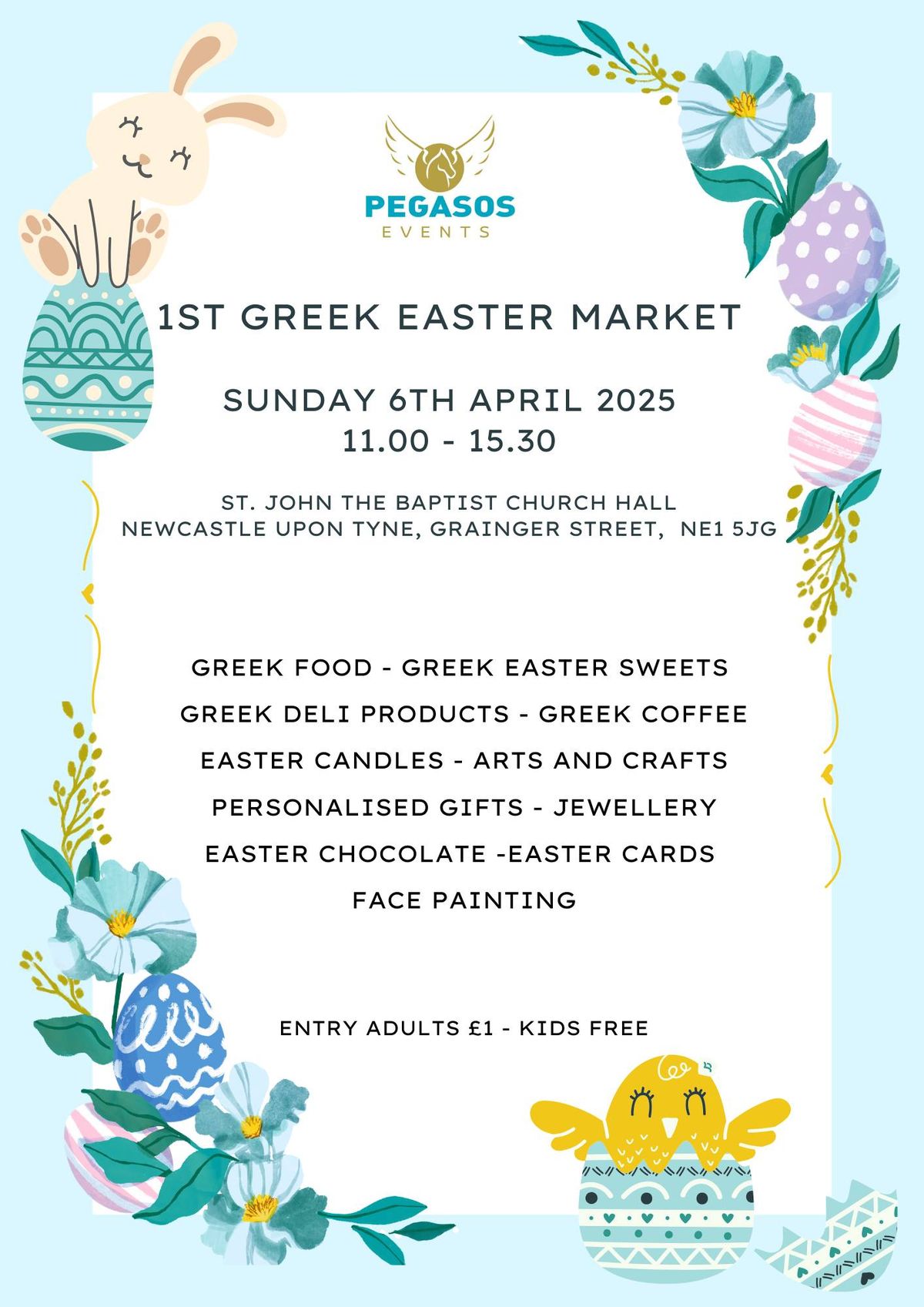 1st GREEK EASTER MARKET - Newcastle Upon Tyne 