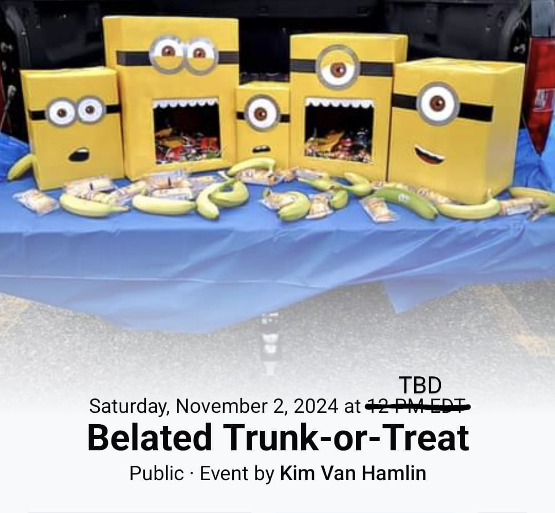 Belated Trunk-or-Treat 