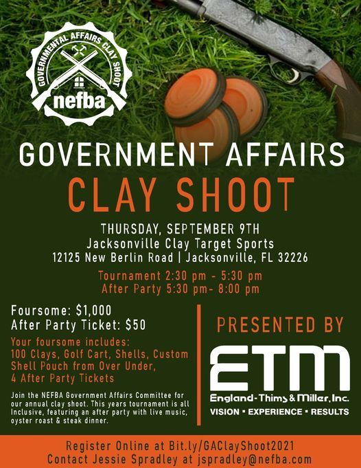 NEFBA Government Affairs Clay Shoot
