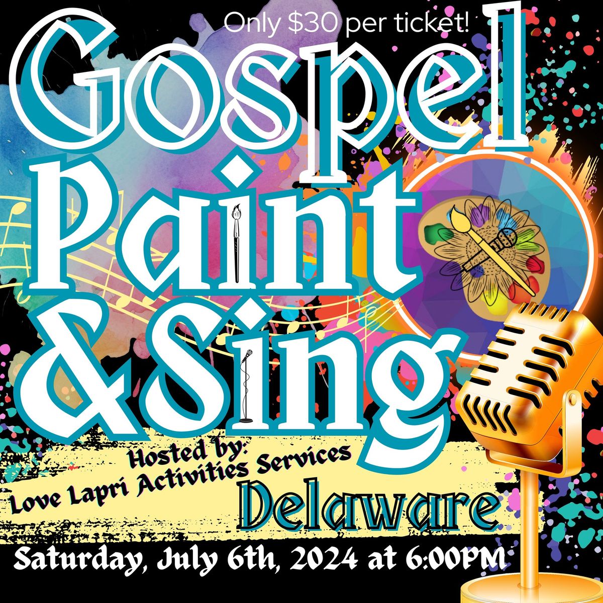 Gospel Paint & Sing! Delaware
