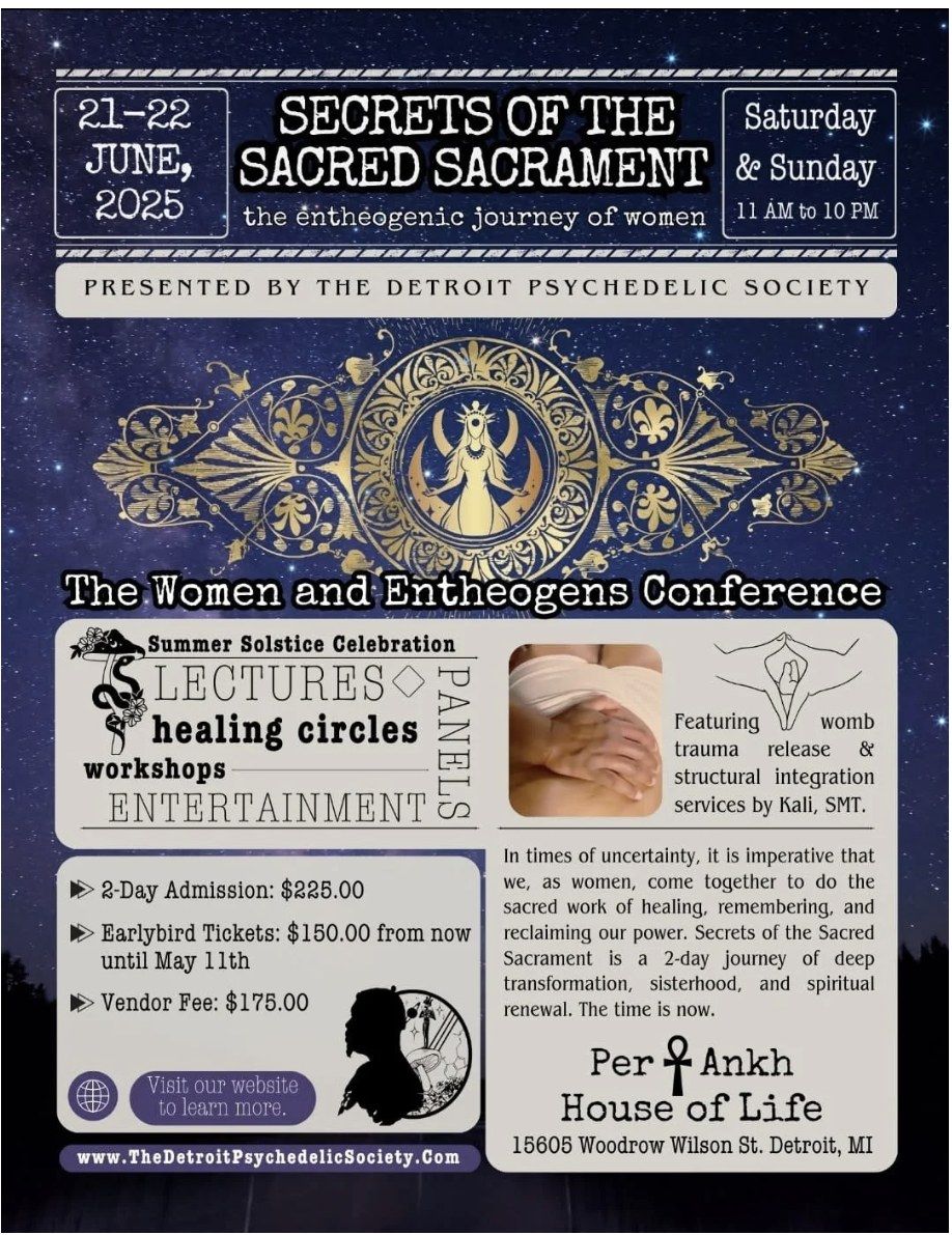 Secrets of the Sacred Sacrament: The Entheogenic Journey of Women