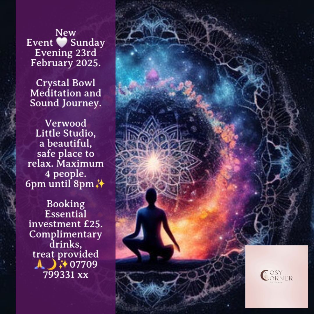 Sunday night Crystal Bowls Meditation and Sound Journey 