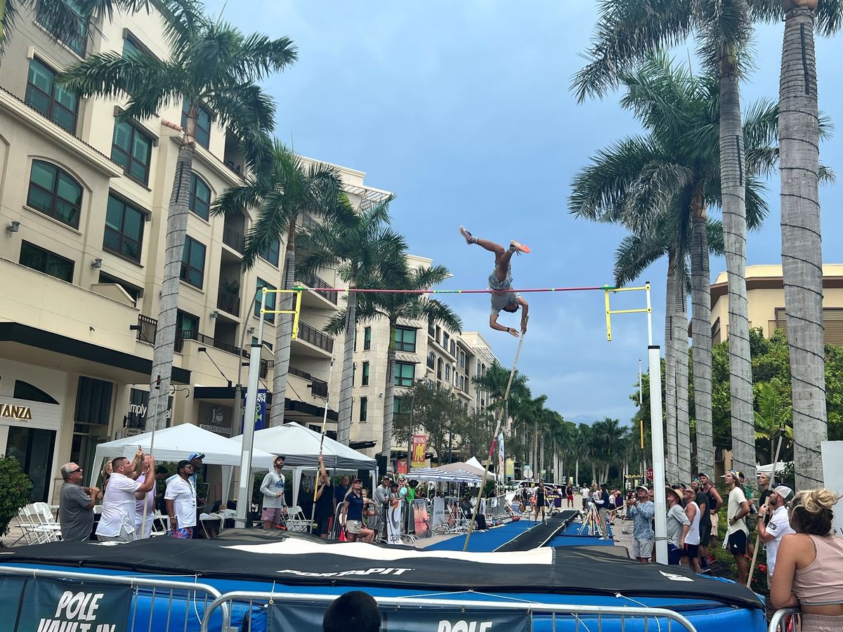 Pole Vault in the Plaza